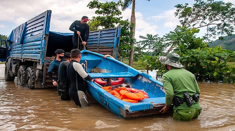 El poblado de Jibacoa, en la provincia central cubana de Villa Clara, quedó incomunicado por las intensas lluvias sin generar mayores víctimas humanas.