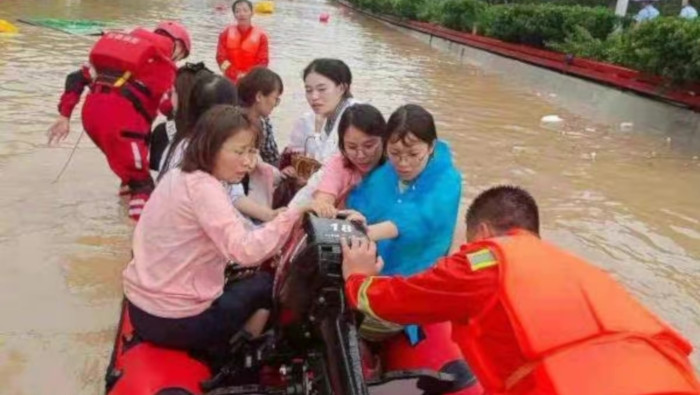Los fuertes aguaceros han afectado a más de 3.000.000 de personas en la provincia de Henan.