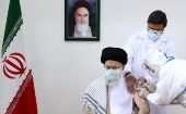 Jamenei celebró la producción de vacunas locales en Irán como parte de la estrategia nacional para contener la Covid-19.