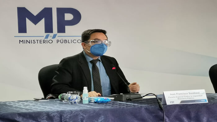 Juan Francisco Sandoval participó en el proceso que permitió llevar a la justicia al expresidente Otto Pérez Molina por corrupción.