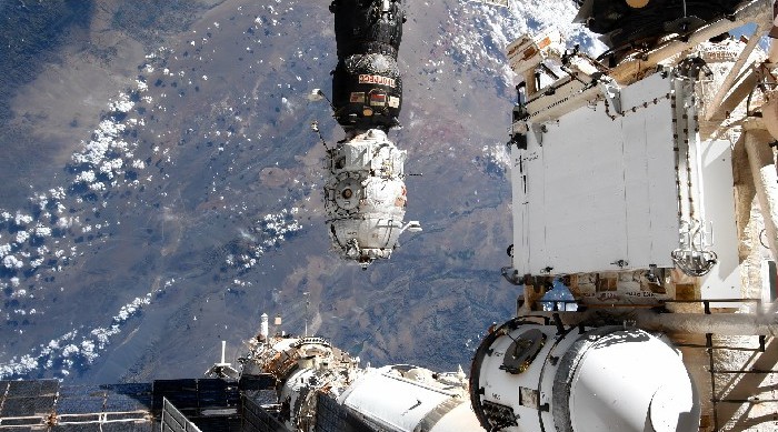 La ISS es un proyecto multinacional de dos segmentos, uno ruso y otro utilizado por EE.UU. y otras agencias espaciales.