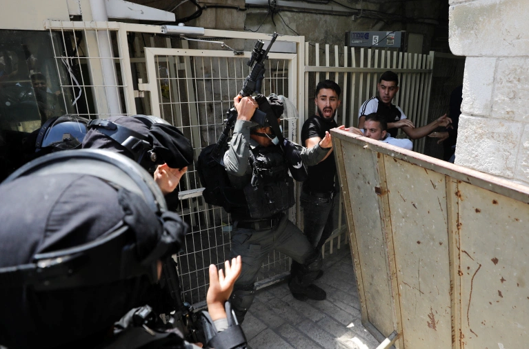 Los palestinos se habían movilizado para protestar contras los asentamientos ilegales de Israel en la zona.