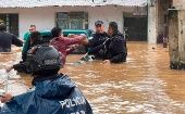 El huracán Grace también generó inundaciones en decenas de municipios mexicanos.