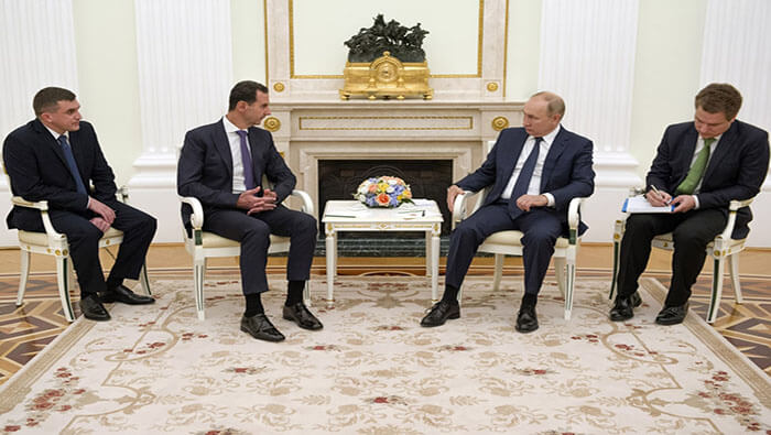 Durante la reunión Vladimir Putin alabó los esfuerzos de Bashar Al Assad por mejorar el diálogo con sus oponentes políticos.