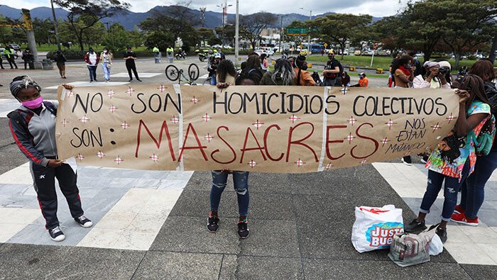 65 defensores ambientalistas fueron asesinados en Colombia durante el 2020.