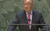 Guterres dijo: "Este es nuestro momento. Un momento de transformación. Una era para reavivar el multilateralismo. Una era de posibilidades. Restauremos la confianza. Inspiremos esperanza".