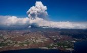 Las cenizas del volcán se han expandido hacia La Gomera y una parte de Tenerife Sur.