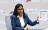 La vicemandataria ejecutiva de Venezuela, Delcy Rodríguez, explicó que la medida busca la soberanía monetaria del país.