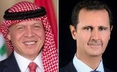 Al Assad y Abdalá II dialogaron sobre temas de  cooperación conjunta en beneficio de los dos países.
