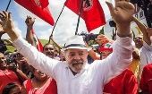 Si contendiera contra Bolsonaro en primera vuelta de las presidenciales, Lula sumaría el 53 por ciento de la intención de voto frente a 29 de su rival.