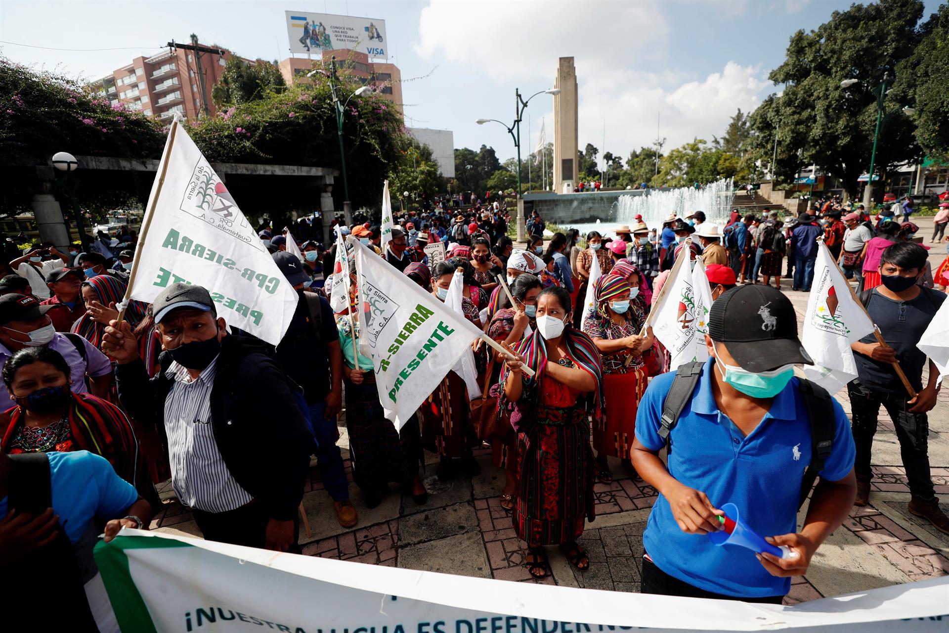 Las comunidades indígenas también exigieron acciones por parte del Gobierno de Alejandro Giammattei.