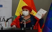 La ministra de la Presidencia remarcó que el Ejecutivo boliviano responde y seguirá haciéndolo a los intereses del pueblo.