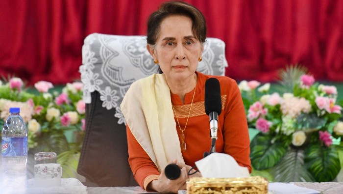 La exlideresa Aung San Suu Kyi se encuentra en prisión domiciliaria desde que fuera depuesta el pasado 1 de febrero.