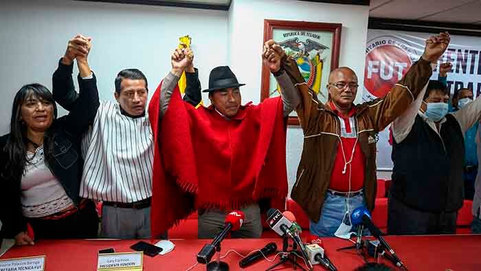 Lideres de la Conaie acuerdan una nueva jornada de movilizaciones en todo el territorio de Ecuador.