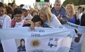 Relatives of victims of the submarine ARA San Juan’s sinking demand justice, Argentina. 