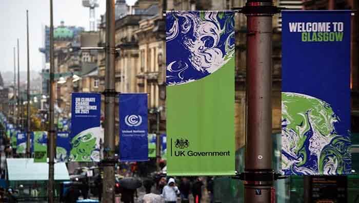 La ciudad de Glasgow se prepara par acoger la cumbre de la ONU sobre el cambio climático.
