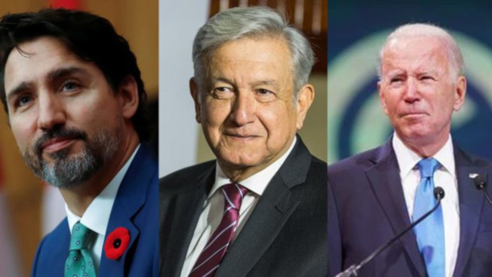 Esta será la primera reunión presencial del presidente López Obrador con Biden y Trudeau.
