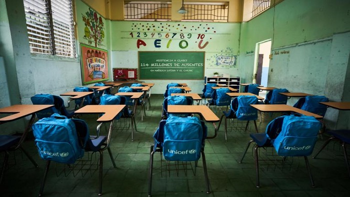 Unicef llamó la atención que el cierre de las instituciones docentes debido a la pandemia puso en peligro el derecho de los niños a aprender y prepararse para el futuro.