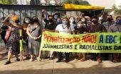 Sindicalistas de la EBC deciden ir a la huelga por tiempo indefinido contra la privatización y la restitución de los derechos salariales.