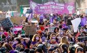 Citizens demand end of gender-based violence, Mexico, Nov. 25, 2021.