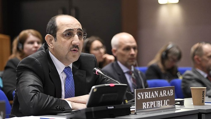 El representante de Siria ante la ONU, Bassam Sabbagh, afirmó que Siria continuará cooperando con la OPAQ.