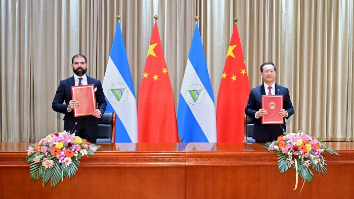 La víspera, Nicaragua rompió relaciones con Taiwán, respetando el principio de Una sola China, enarbolado por Beijing.