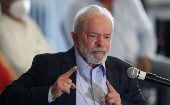El pronunciamiento de Lula llega después de que el ministro de Salud, Marcelo Queiroga, indicara que no existe "apuro" para vacunar a niños entre cinco y 11 años contra la pandemia del coronavirus.