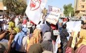 People protesting against rape committed by security forces,  Khartoum, Sudan, Dec. 24, 2021.