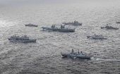 En el año 2003, Reino Unido reportó que la fuerza de tarea que se constituyó durante el conflicto de 1982 incluyó navíos equipados con armamento nuclear.