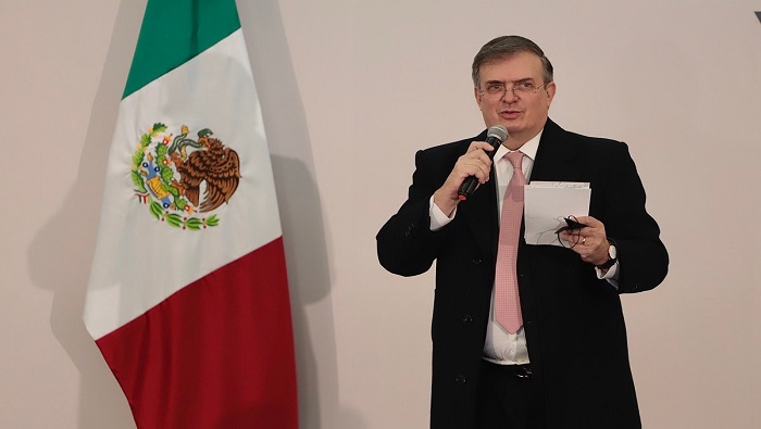 El premio fue dado al canciller y Gobierno mexicano por la demanda presentada contra empresas armamentistas norteamericanas.