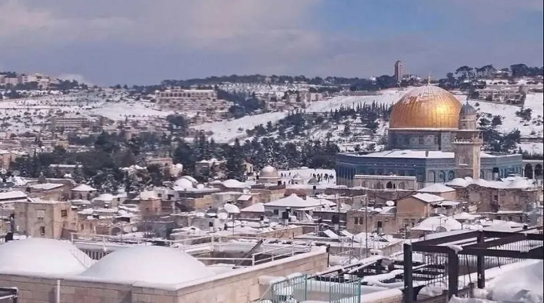Según las previsiones, se espera que siga nevando en Israel. En el Monte Hermón se ha acumulado más de un metro de nieve.