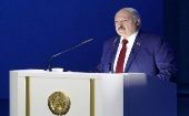 Lukashenko destacó que Belarús venció numerosas maniobras para quebrar su consenso interno y atomizar al país.