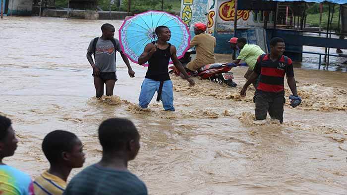 Al menos 20 municipios del país se han visto afectados por las intensas lluvias que afectan a la isla caribeña.