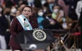 La presidenta Hondureña celebró la nominación de la científica María Elena Bottazzi al Nobel de la Paz.