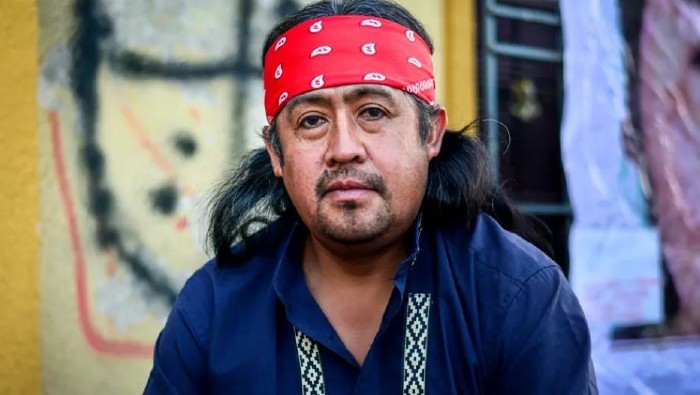 Jaime Huenchullán es werkén (consejero del mundo y portavoz) de la comunidad mapuche Temucuicui en Argol.