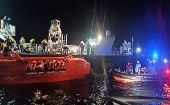 Hasta el momento, los grupos de rescate han podido identificar a 276 personas de las 290 que figuran en la lista de pasajeros y tripulación del Euroferry Olympia.