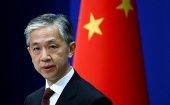 El funcionario alegó que China se encuentra "en el lado de la paz y la justicia”.