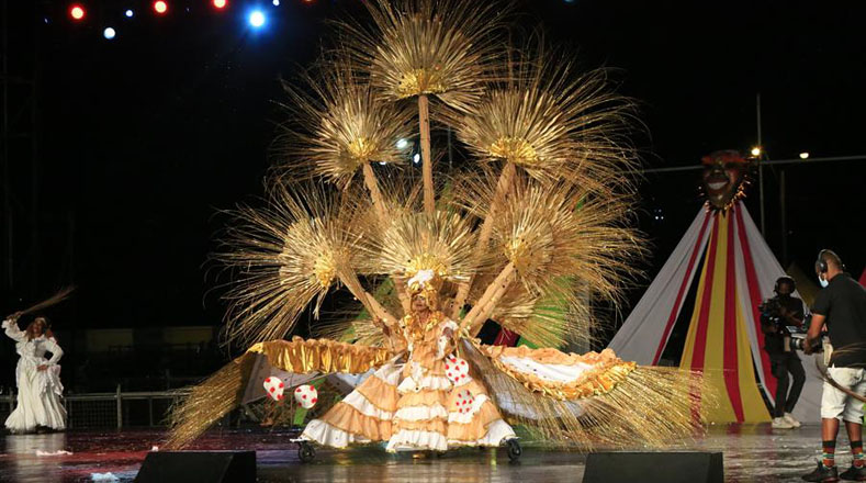 En Trinidad y Tobago se realizó la selección de la reina del carnaval en este 2022, como parte del Dimanche Gras en Queen