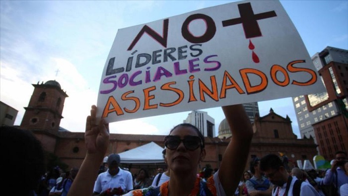 Según Indepaz, desde la firma de los Acuerdos de Paz, en Colombia fueron asesinados 1.328 líderes sociales y defensores de DD.HH.