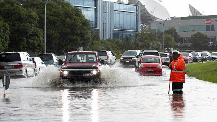 El servicio meteorológico indicó que se espera para la tarde el arribo de seis tormentas a la ciudad de Auckland.