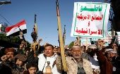 Rebeldes hutíes exigen el levantamiento del bloqueo a Yemen por parte de Arabia Saudita.