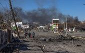 El Ministerio de Defensa ruso afirmó que las tropas rusas dejaron la ciudad de Bucha tres días antes de la supuesta masacre.