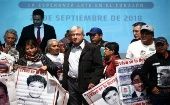 President Andrés Manuel López Obrador over Ayotzinapa case. April. 6, 2022. 