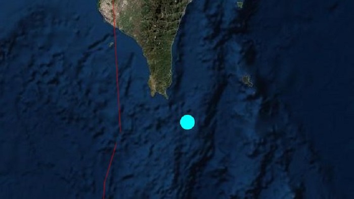 El epicentro del sismo se ubicó a una profundidad de 10 kilómetros.