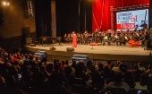 En la gala conmemorativa participaron la Banda Nacional de Conciertos, las cantantes Niurka Reyes y Beatriz Márquez, entre otros artistas cubanos.