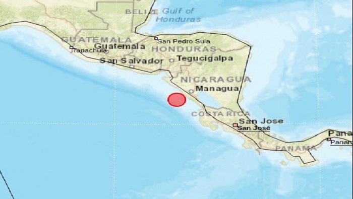 Hasta el momento no existe riesgo de tsunami según los datos ofrecidos por las autoridades nicaragüenses.