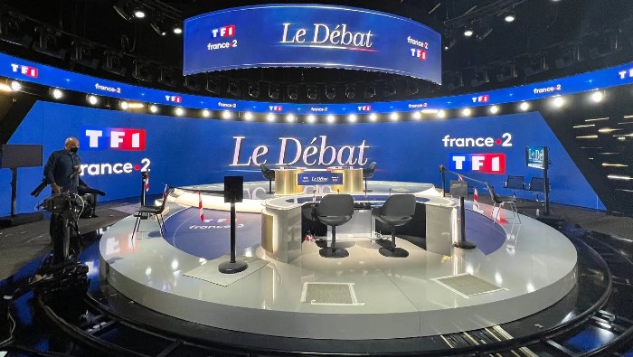 Macron se mantiene invariablemente por delante de Le Pen, por encima del 55 por ciento en intención de voto de cara al balotaje.