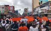 Citizens march to demand gender equality, Costa Rica. 