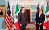 Marcelo Ebrard and Antony Blinken met in Washington to discuss bilateral collaboration on migration issues just weeks before the start of the Summit of the Americas.