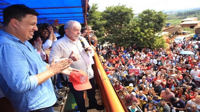 Ante miles de personas congregadas en Sumaré, Lula advirtió sobre el discurso de odio que empleará Bolsonaro para intentar erigirse vencedor en los comicios presidenciales.